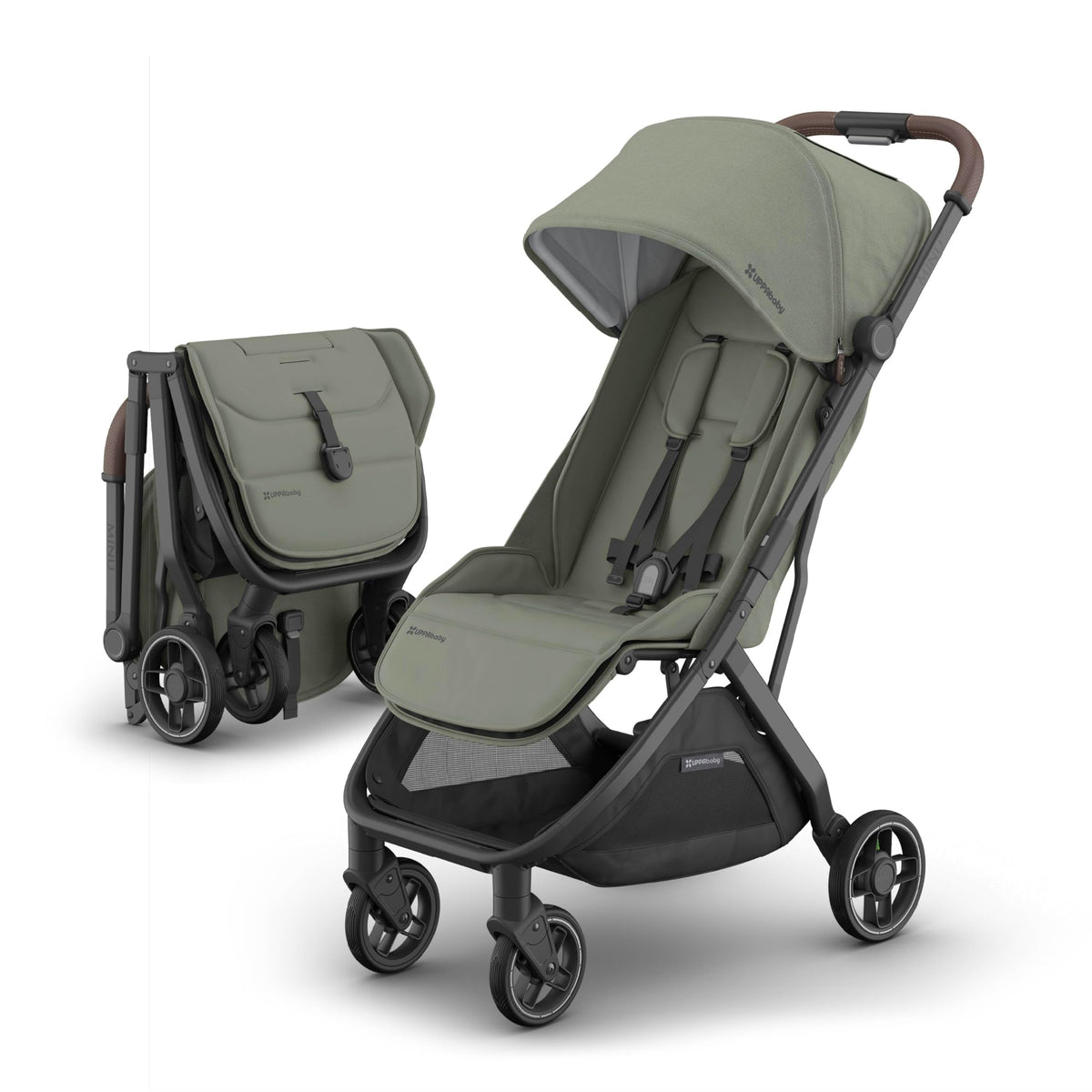 UPPAbaby Minu V3 Travel Stroller - Lightweight & Compact - Dillan