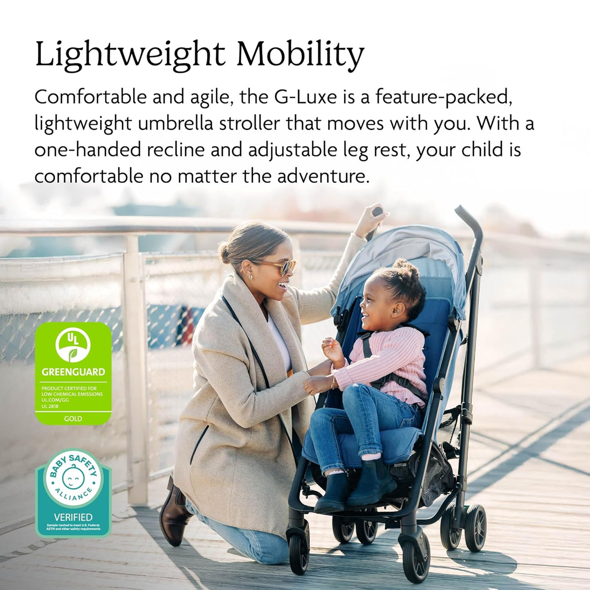 UPPAbaby G-Luxe Umbrella Stroller - Lightweight for Travel - Jake